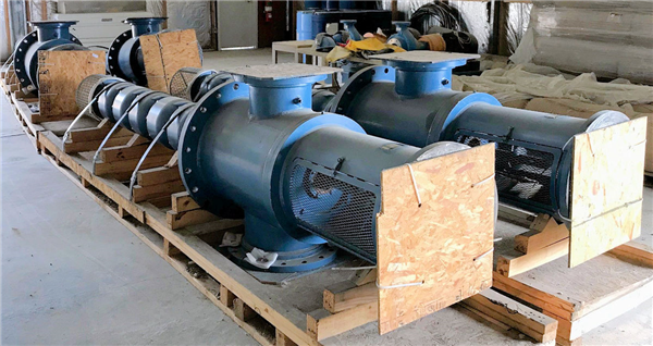 LOT of (4) GOULDS QUADNA Model VIC-FTFM-CBO 5-Stage Vertical Turbine Pumps